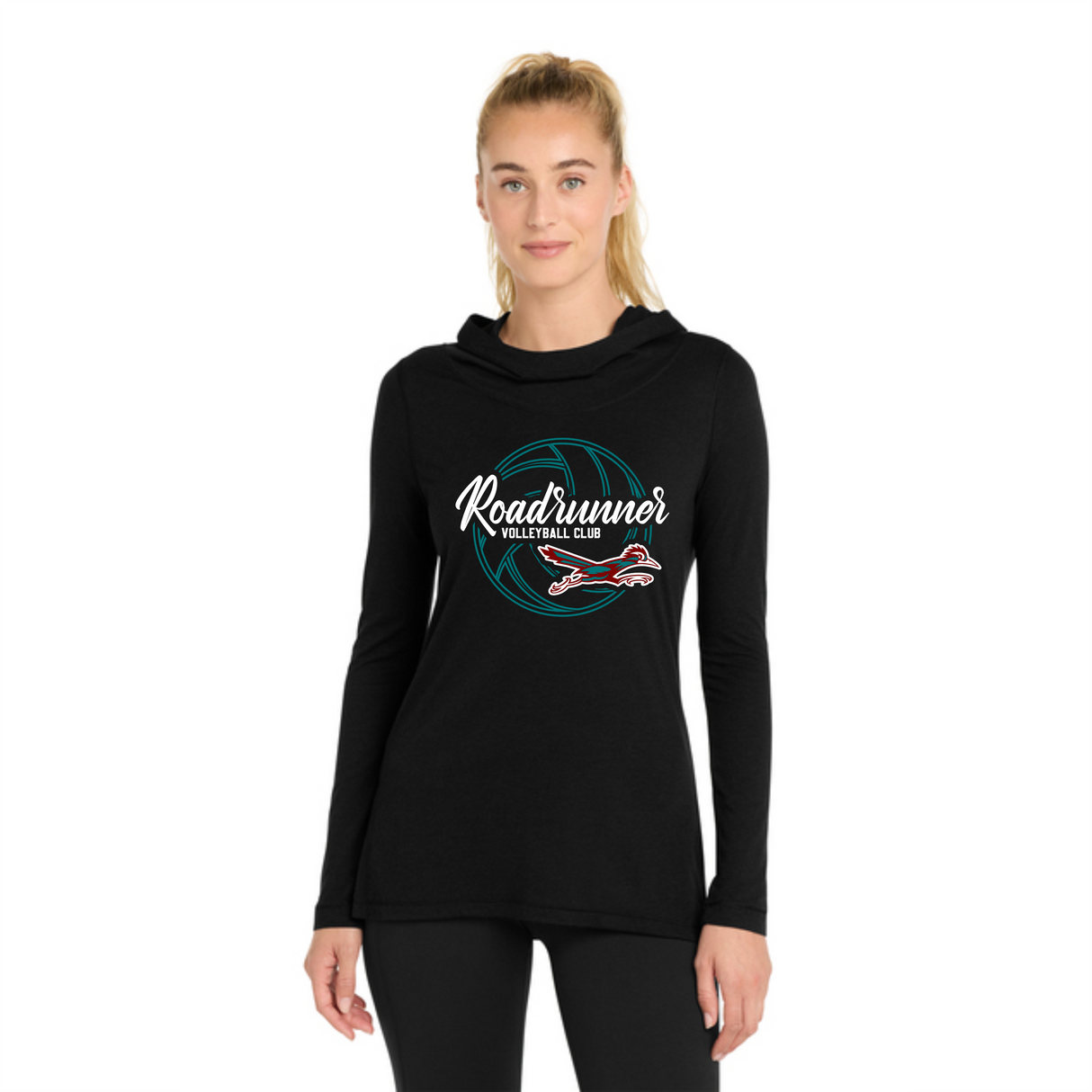 RVC "Script" Women's Tri-Blend Hoodie