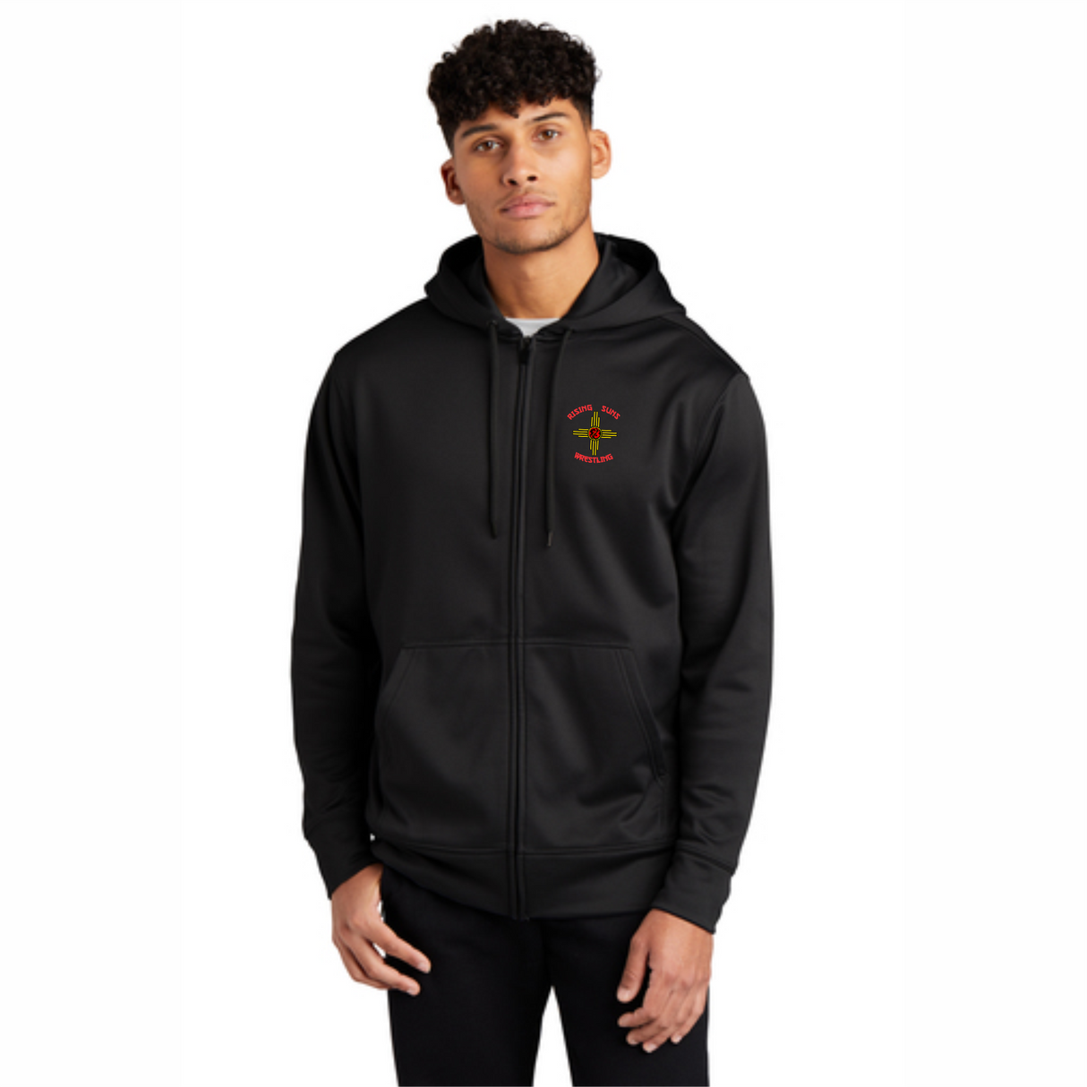 Rising Suns Wrestling Performance Full-Zip Hoodie