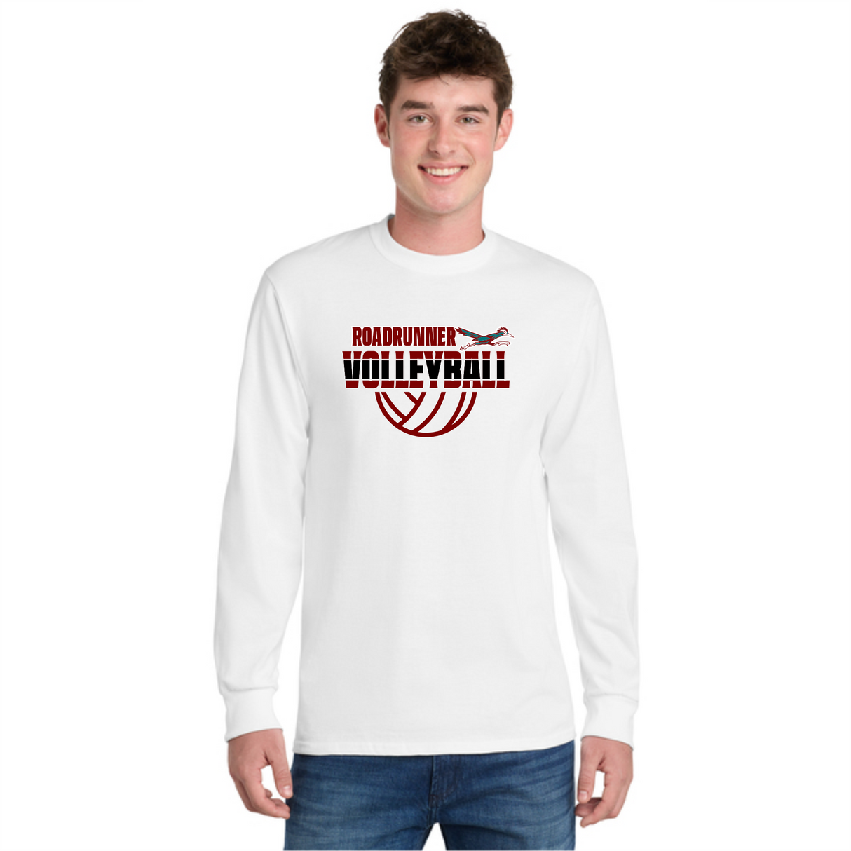 RVC "Stripe" Long-Sleeve Cotton Tee