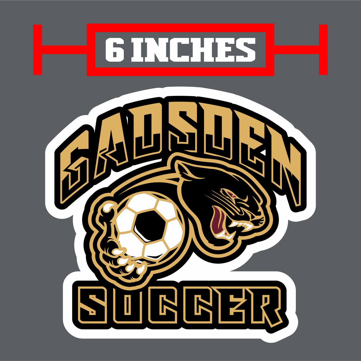 GHS Girls Soccer Decal