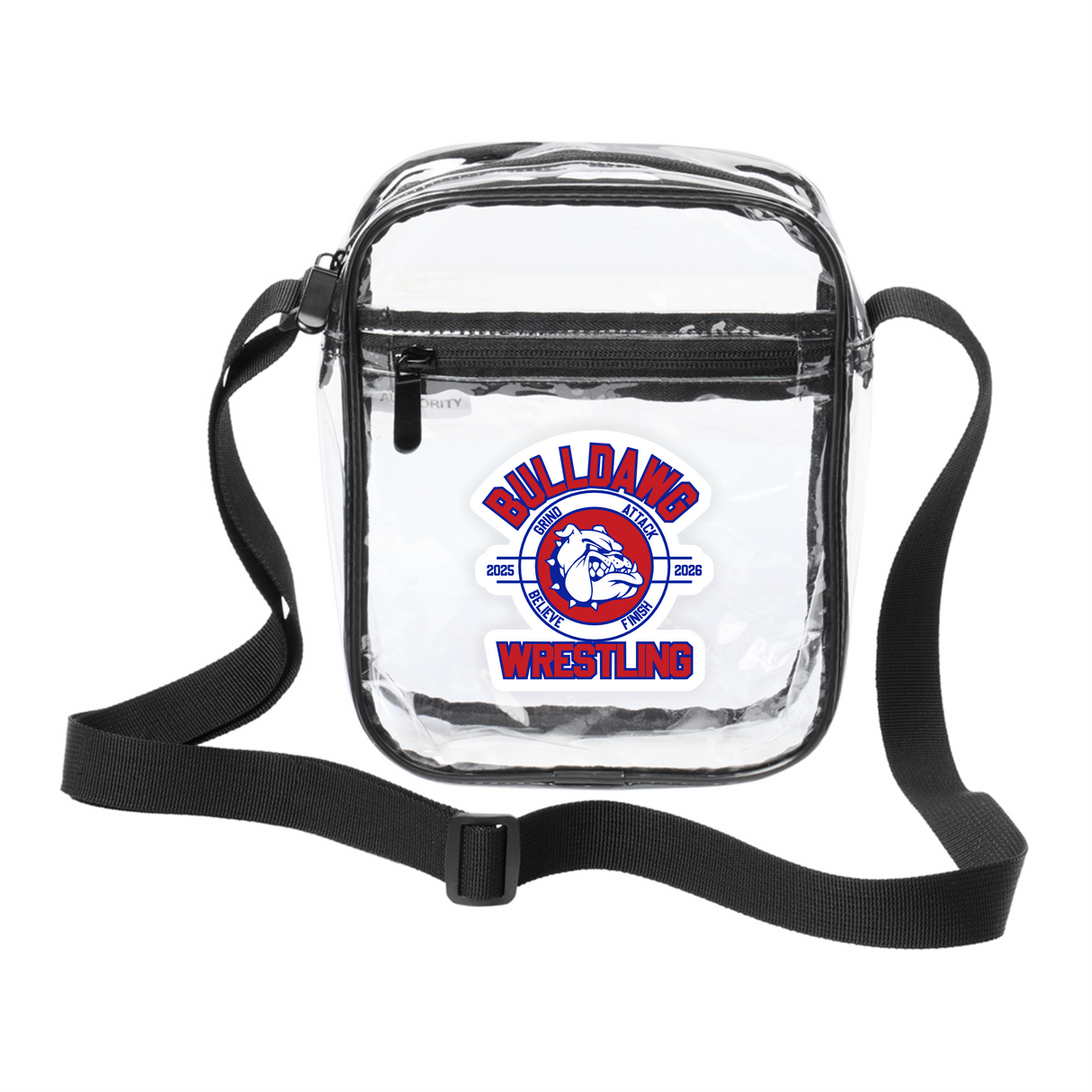 LCHS Wrestling Clear Crossbody Bag