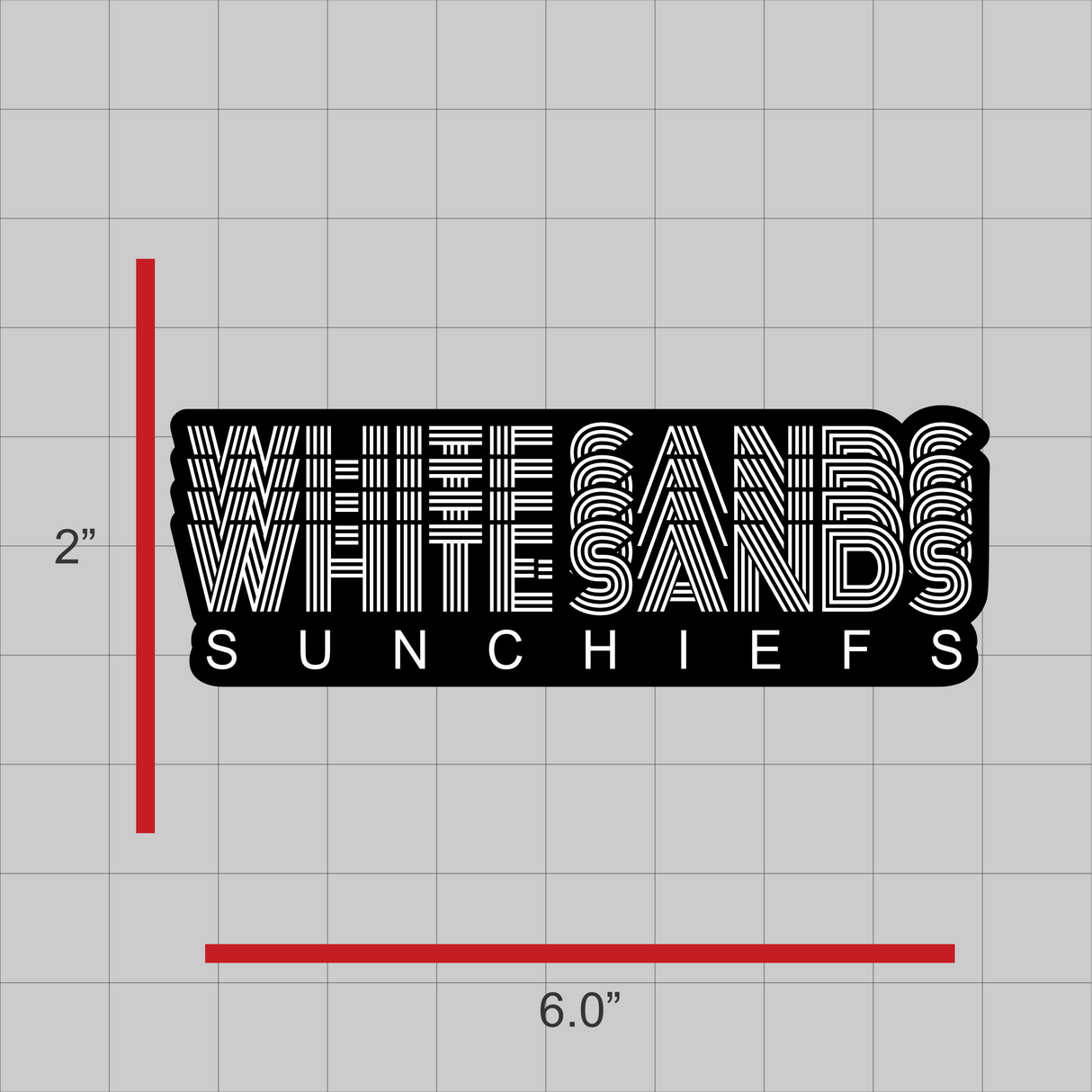 White Sands School Decal