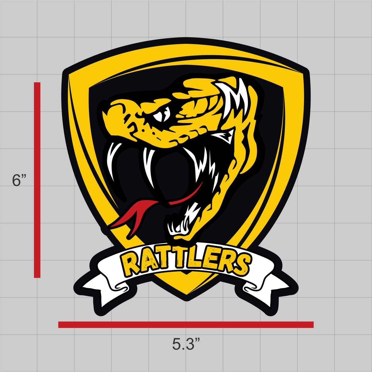 Mesa Rattlers Decal