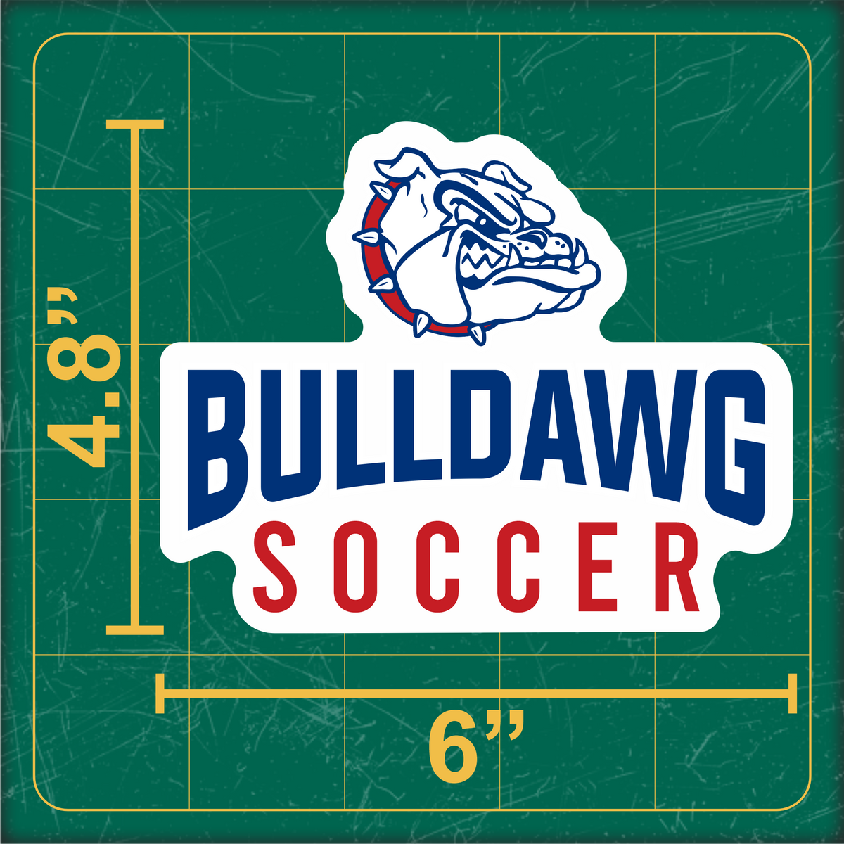 LCHS Lady Bulldawg Soccer Decal
