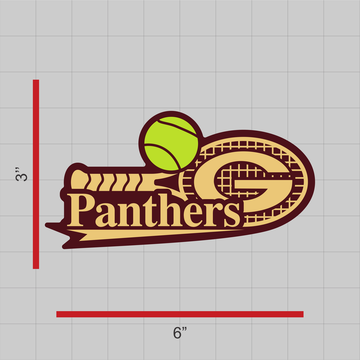 GHS Tennis Decal