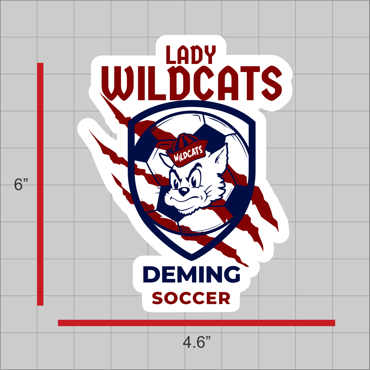DHS Girls Soccer Decal