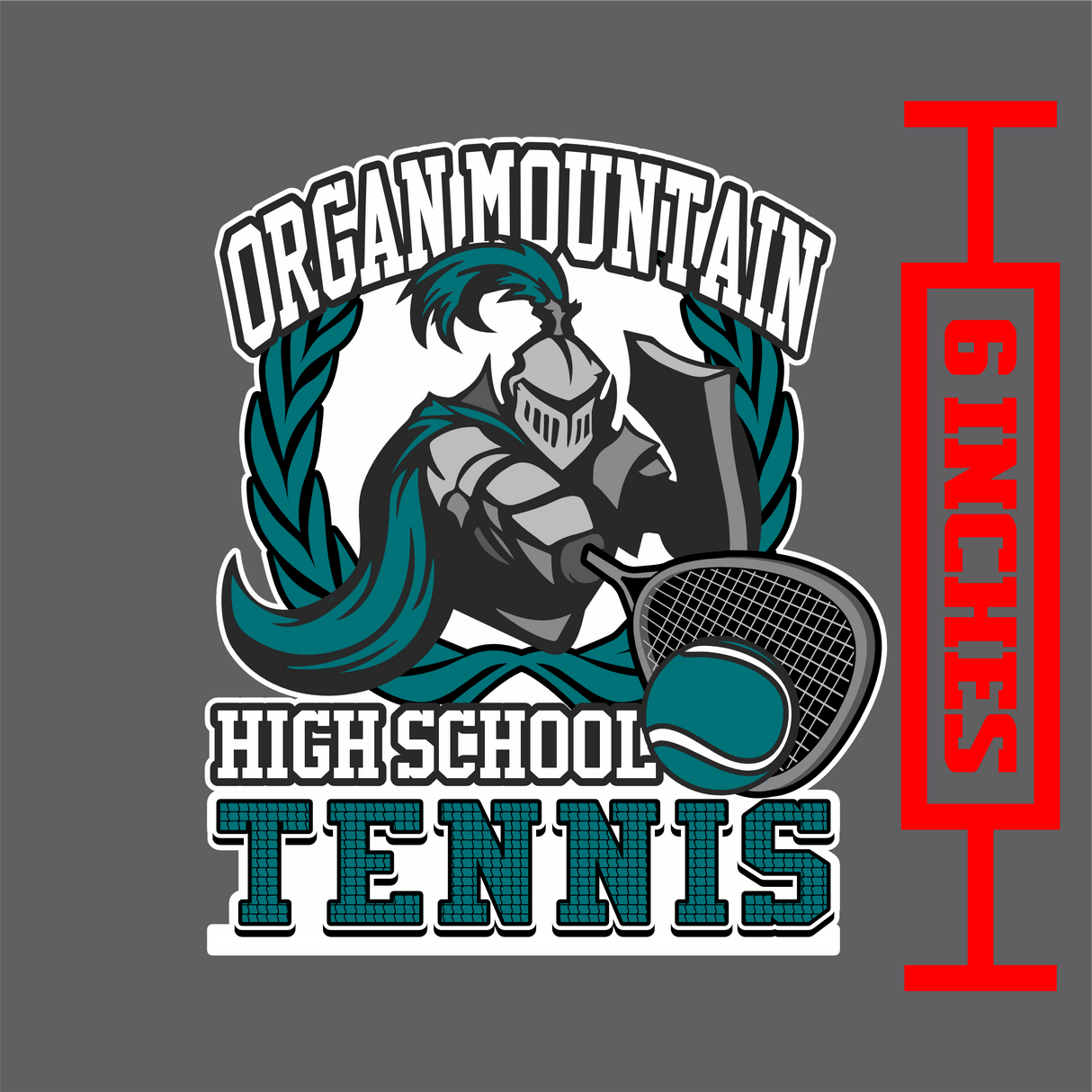 OMHS Tennis Decal