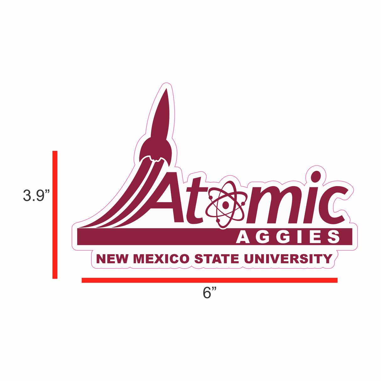 Atomic Aggies Decal