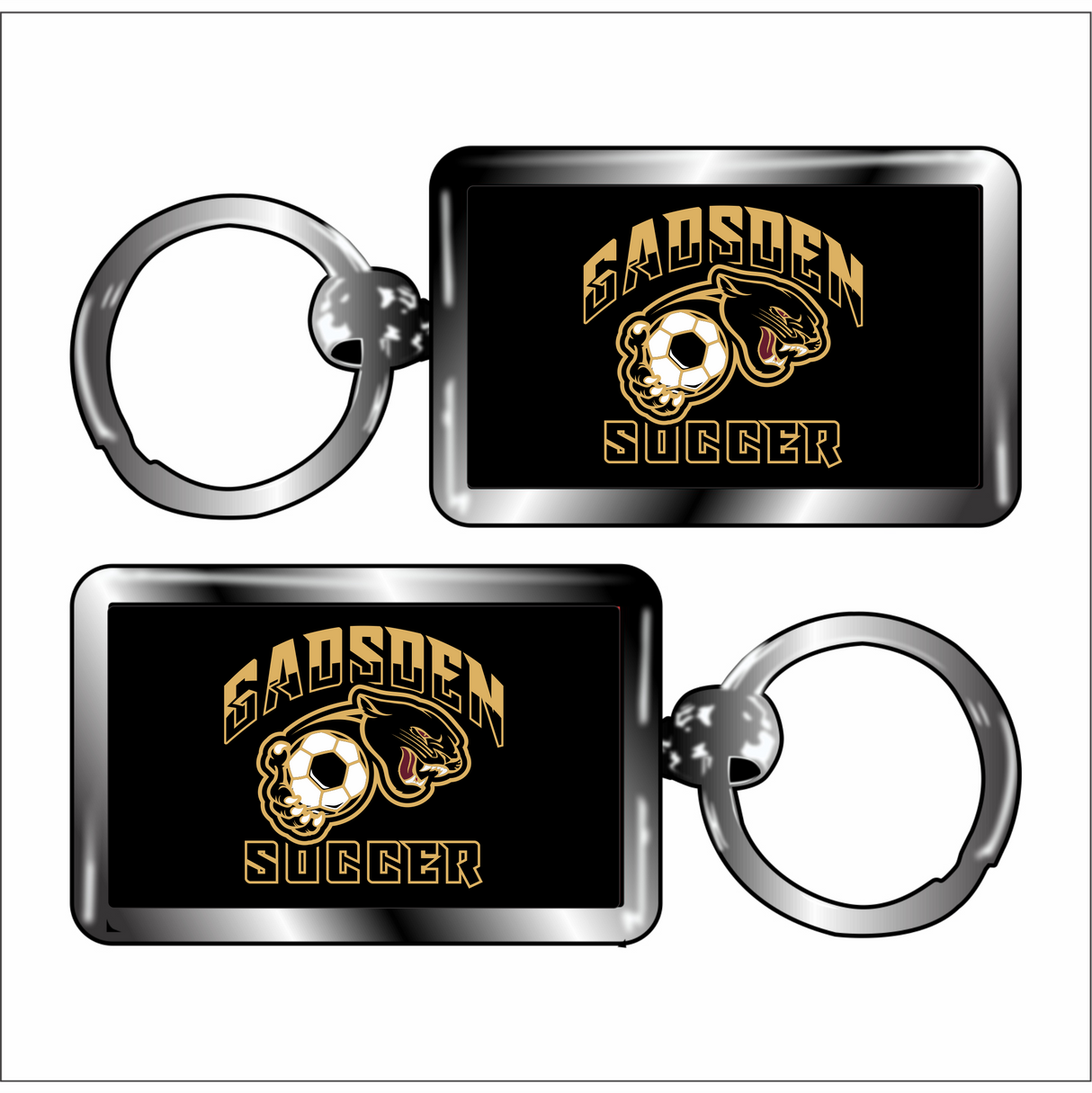 GHS Girls Soccer Keychain
