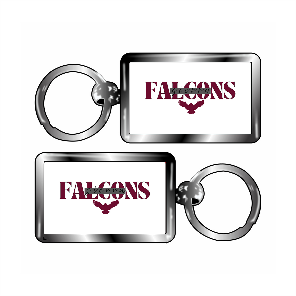 Sierra Falcons Keychain