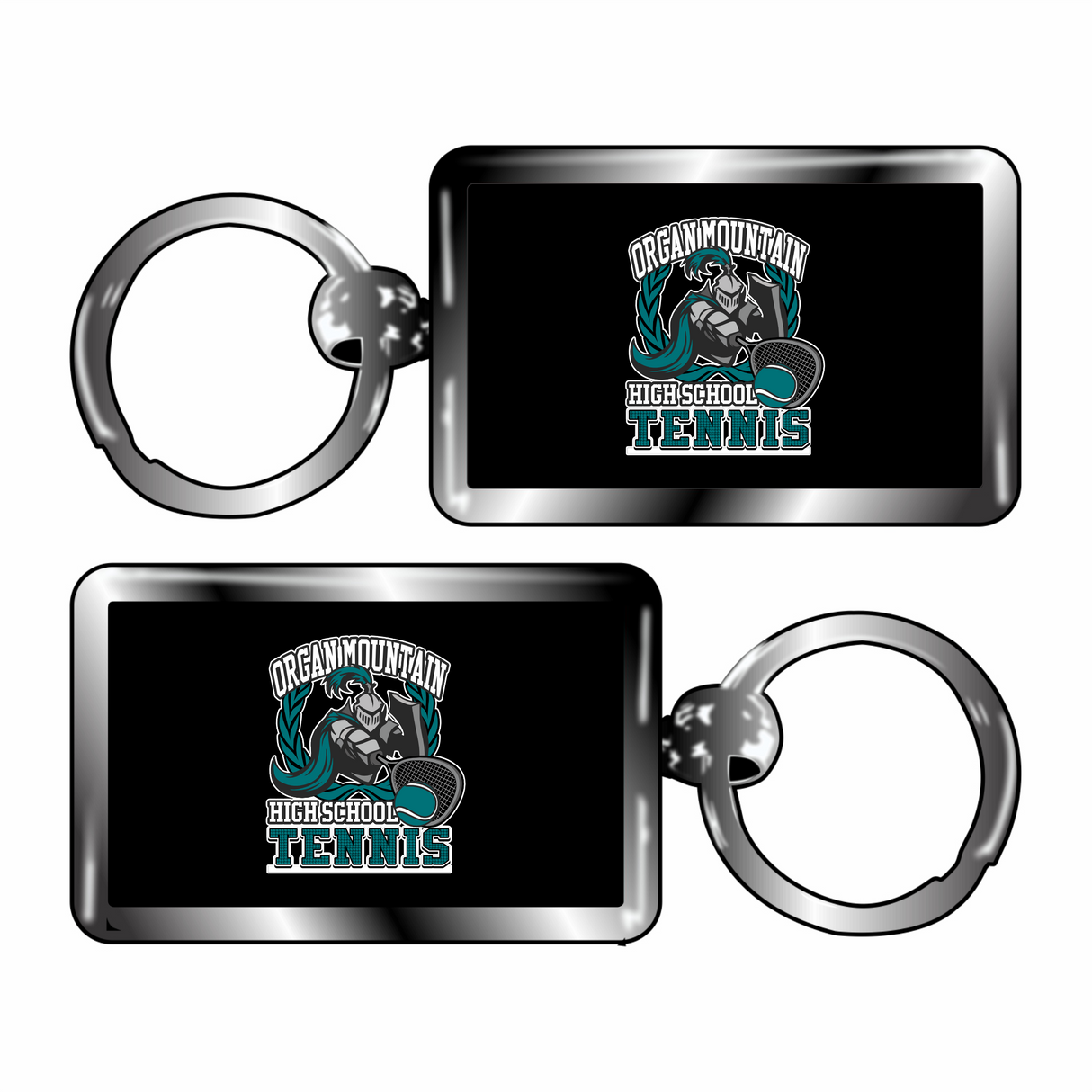 OMHS Tennis Keychain