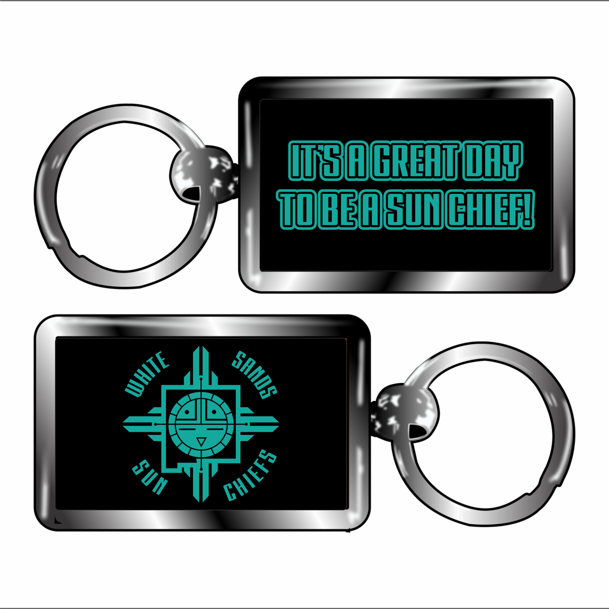 White Sands School Keychain