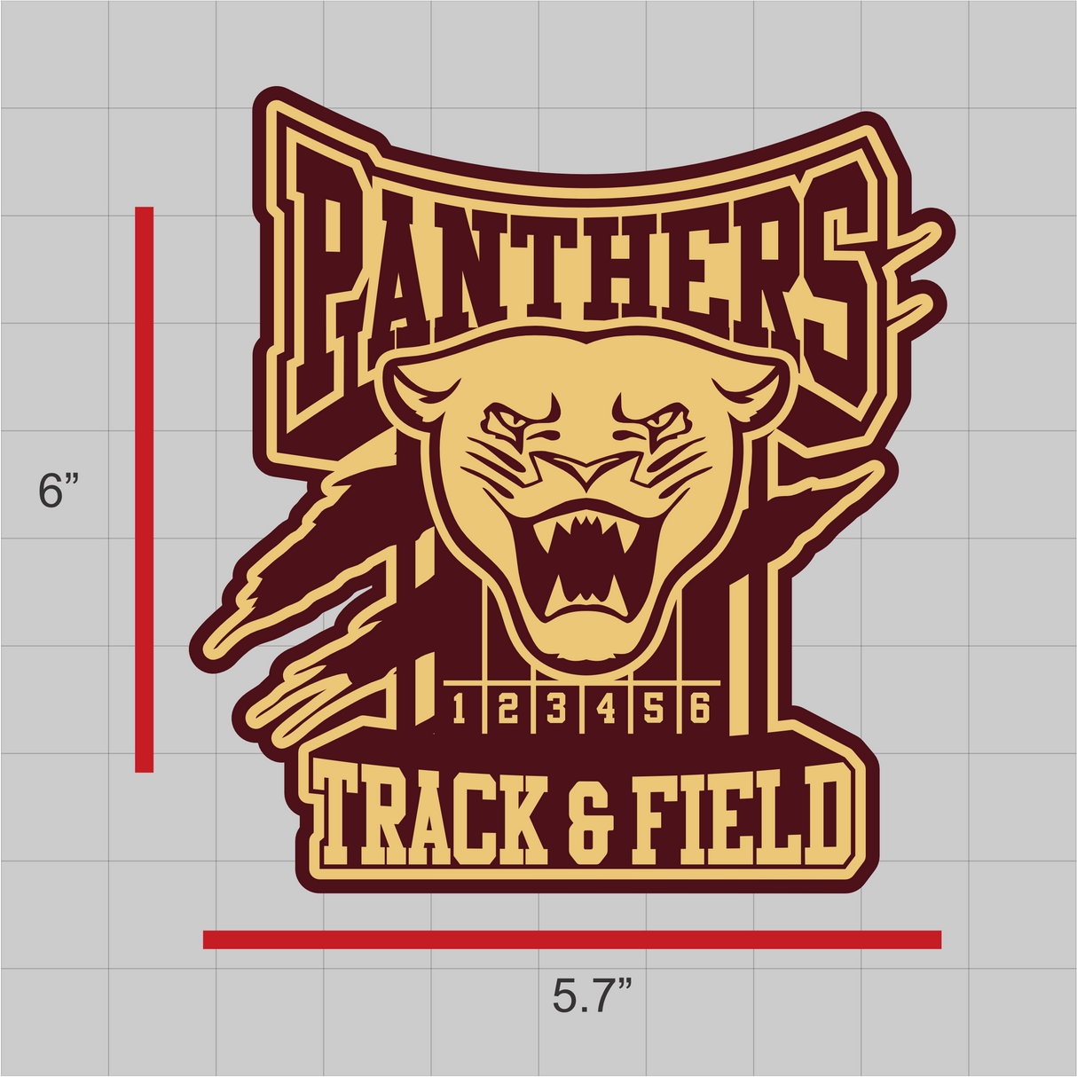 GHS Track Decal