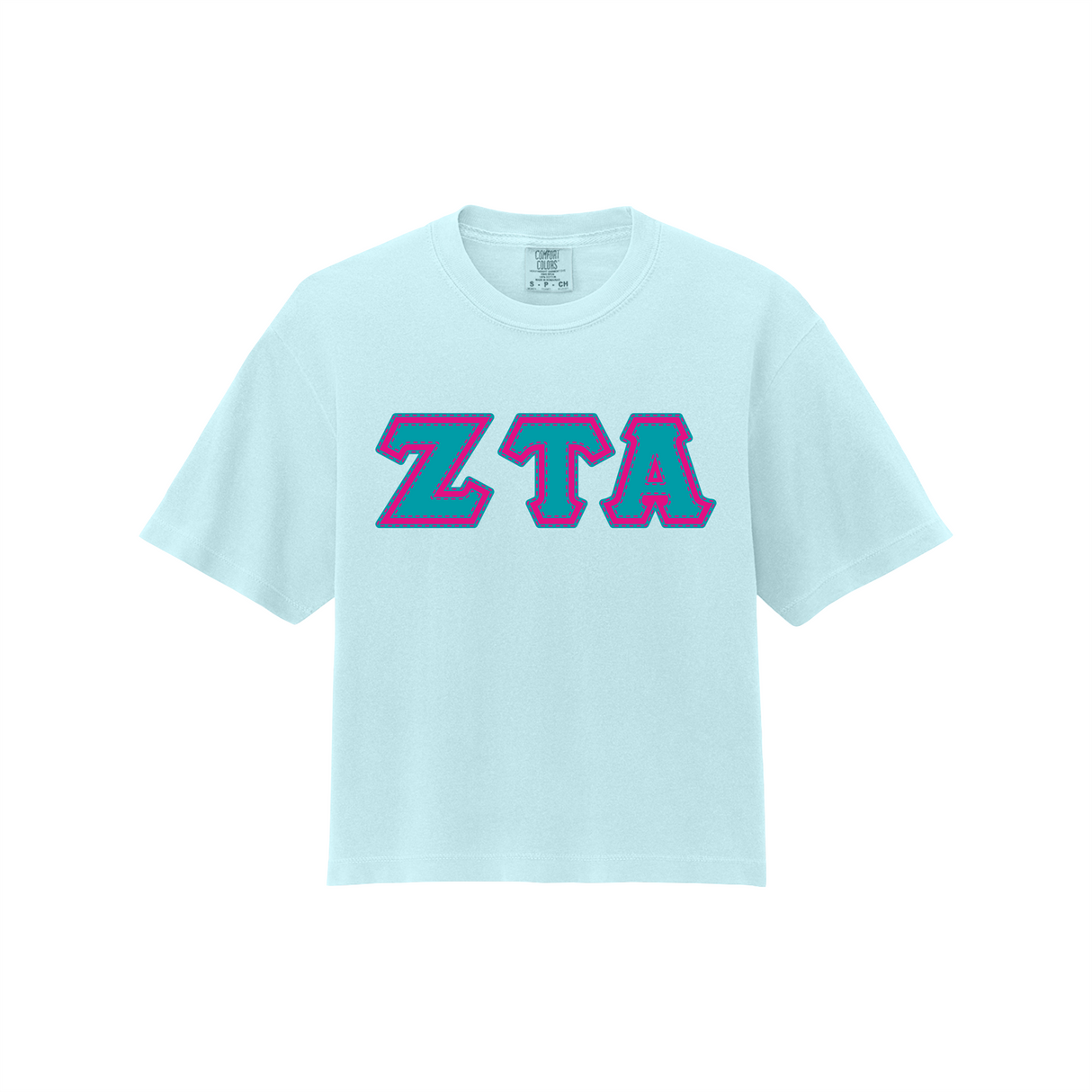 Greek Letters Women’s Heavyweight Boxy Tee