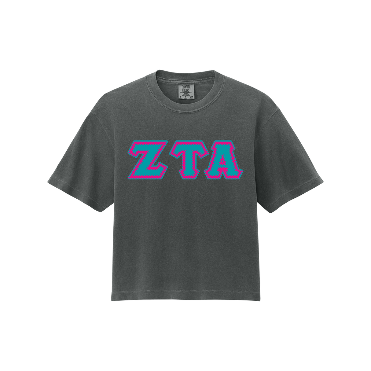 Greek Letters Women’s Heavyweight Boxy Tee