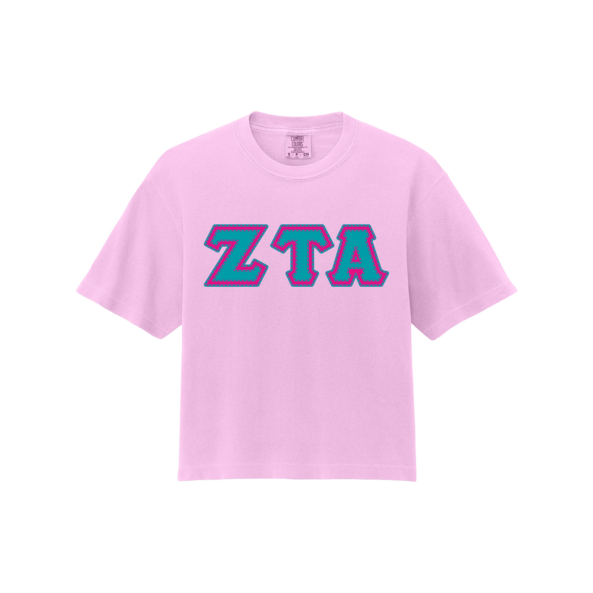 Greek Letters Women’s Heavyweight Boxy Tee