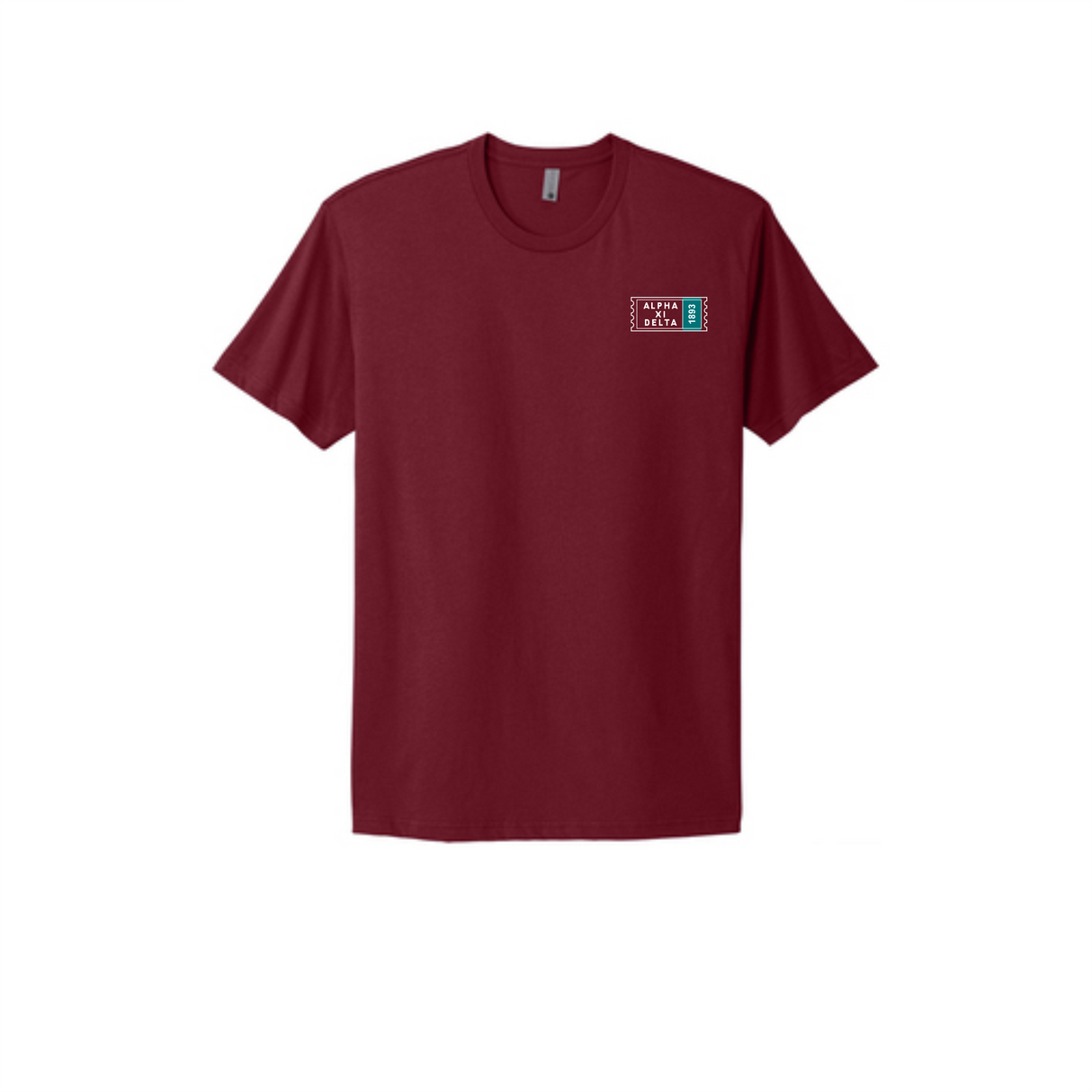 Alpha Xi Delta Cotton Tee "Tickets"