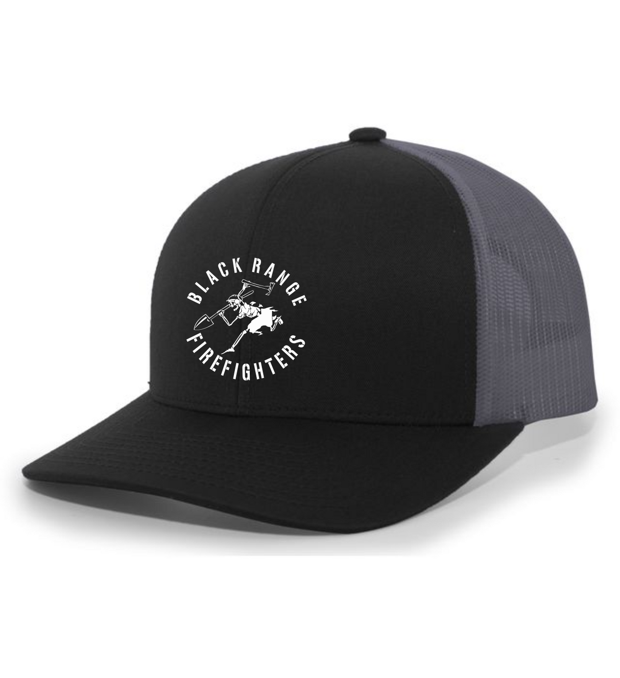 Black Range Fire Trucker Snapback Cap