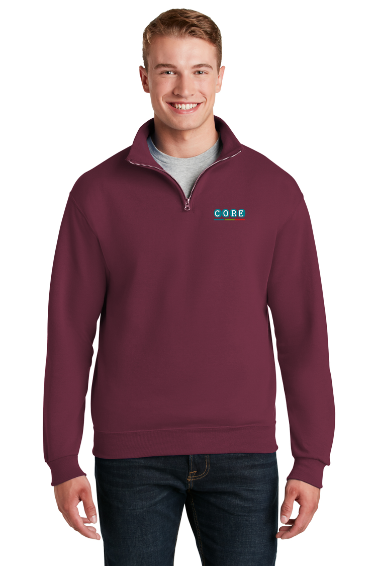 NMSU CORE 1/4-Zip Cadet Collar Sweatshirt