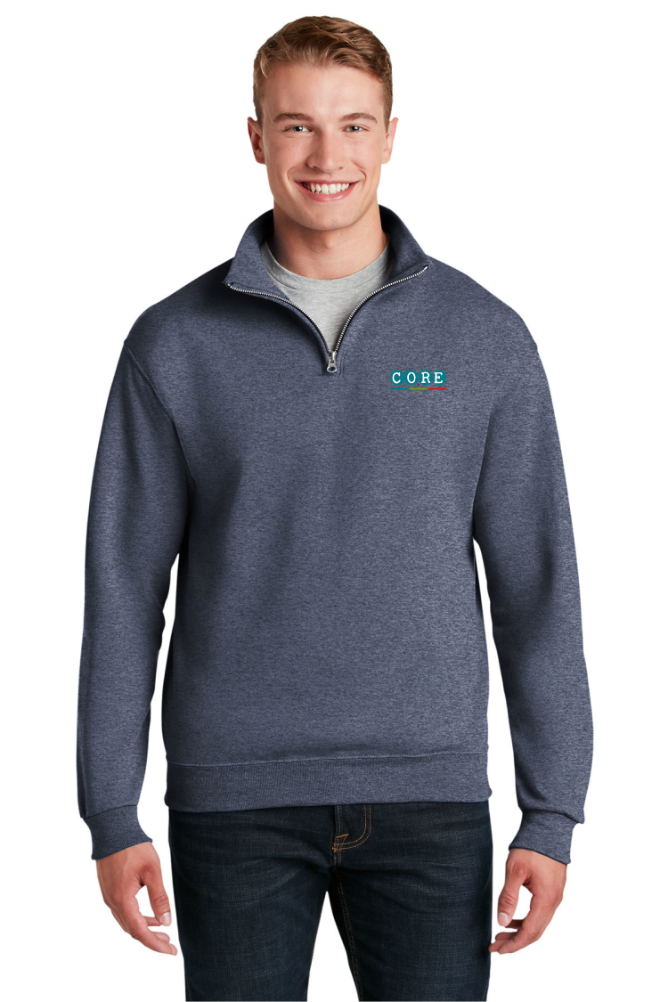 NMSU CORE 1/4-Zip Cadet Collar Sweatshirt