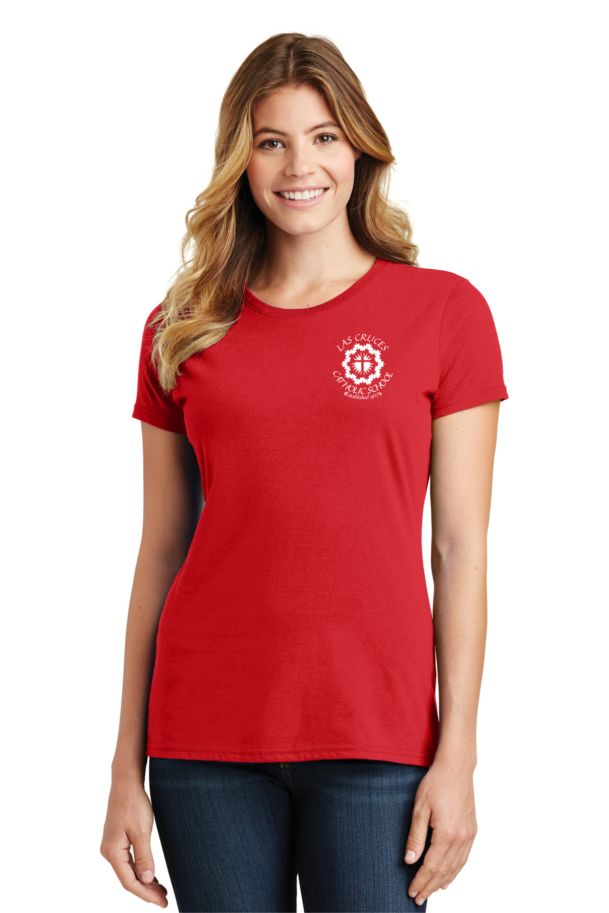 LCCS Women's Casual Tee (Circular Logo)