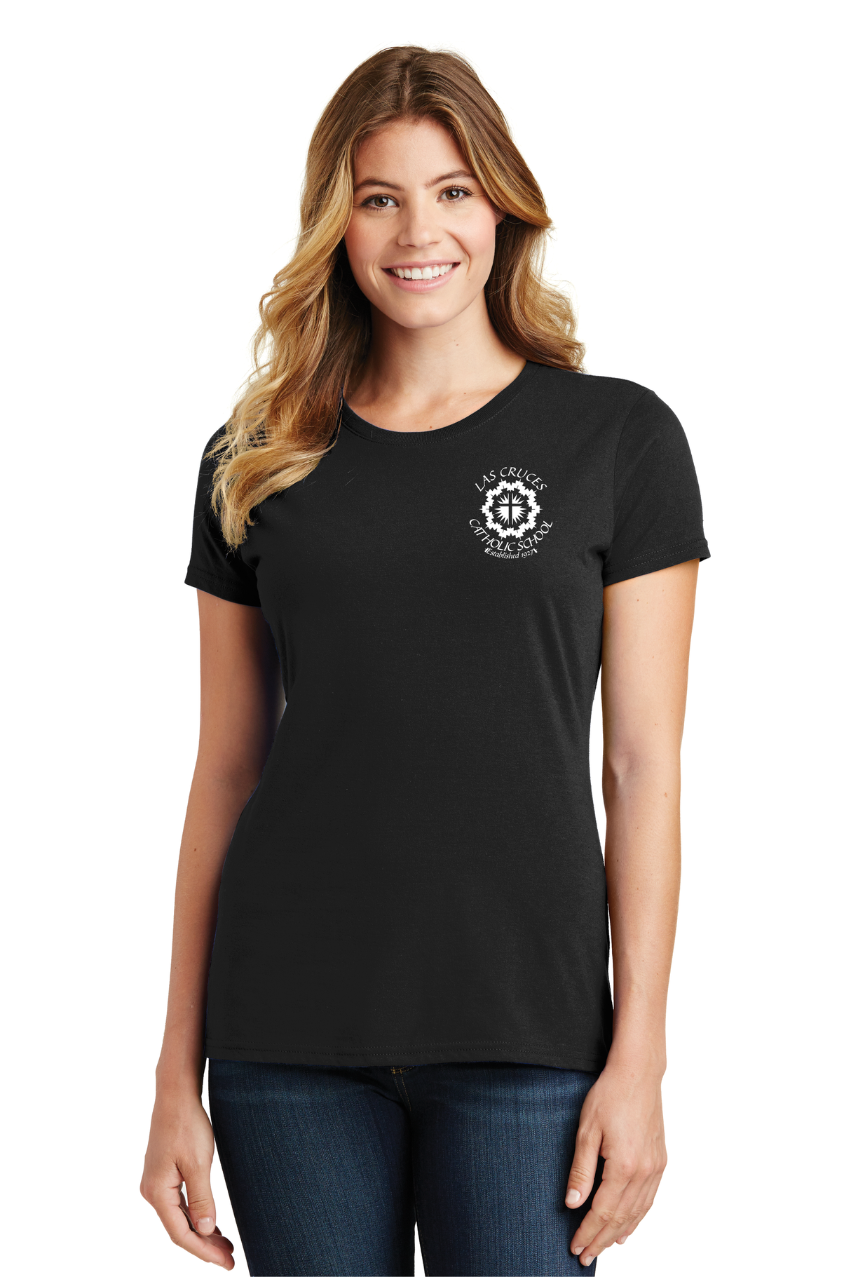 LCCS Women's Casual Tee (Circular Logo)