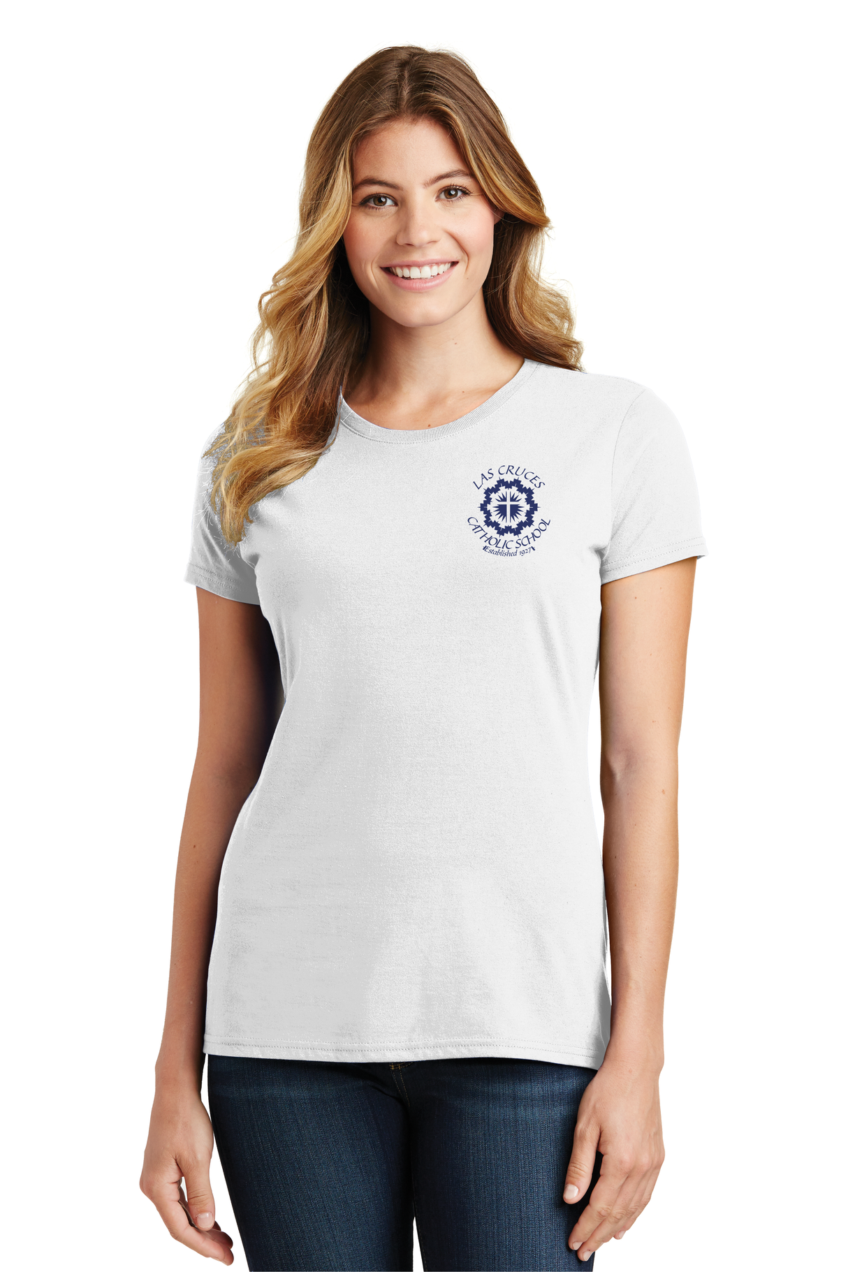 LCCS Women's Casual Tee (Circular Logo)