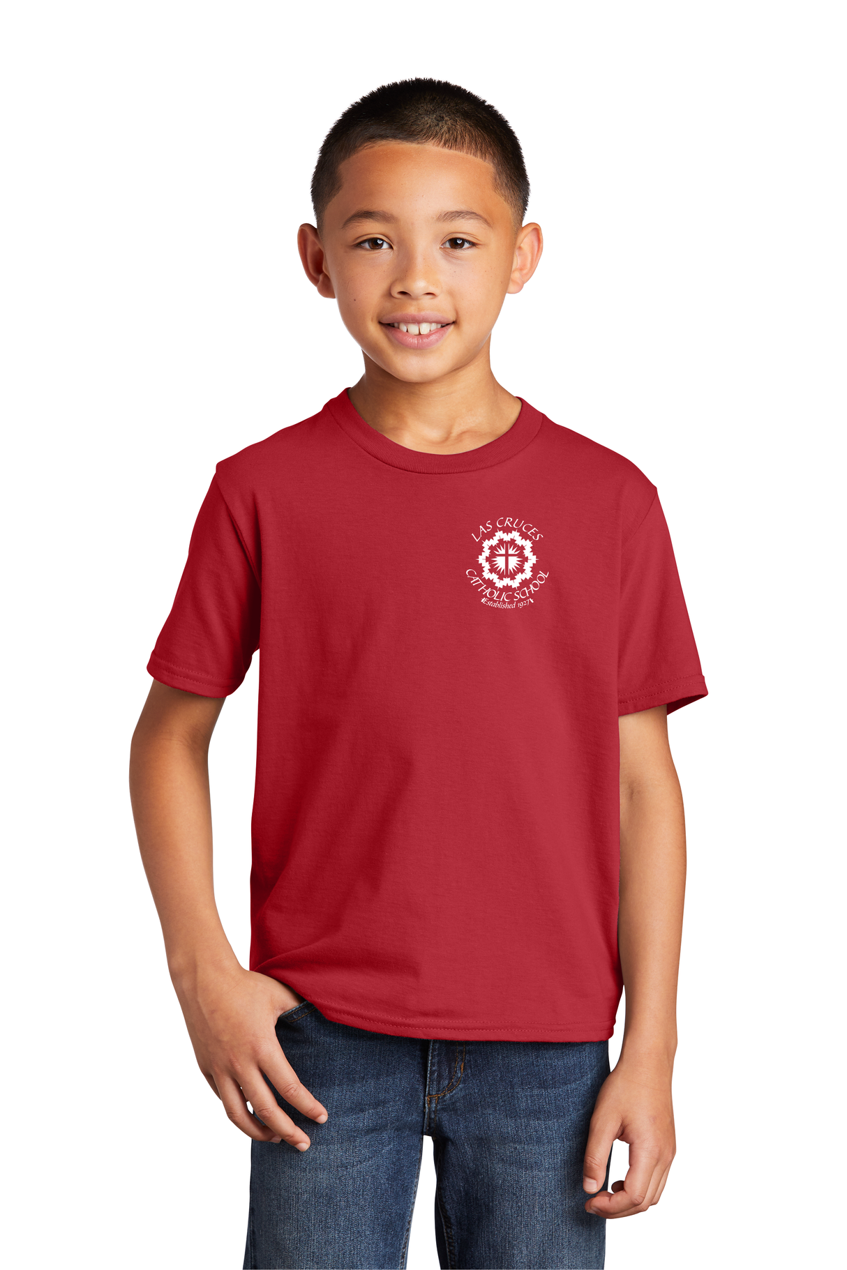 LCCS Youth Casual Tee (Circular Logo)