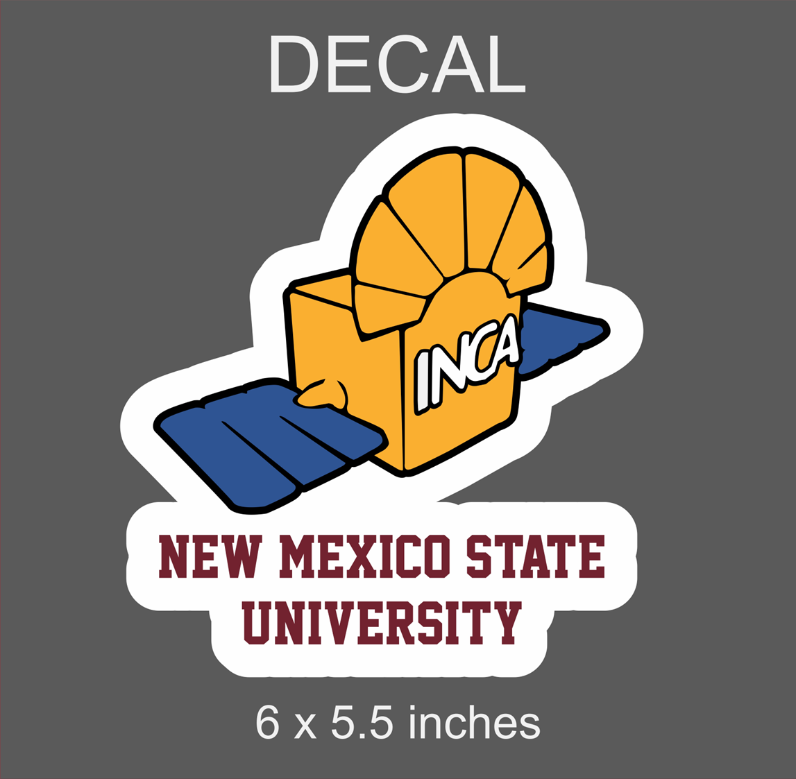 NMSU Nanosatellite Club INCA Decal
