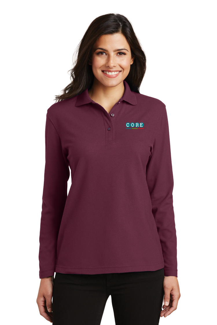 NMSU CORE Women's Long-Sleeve Polo