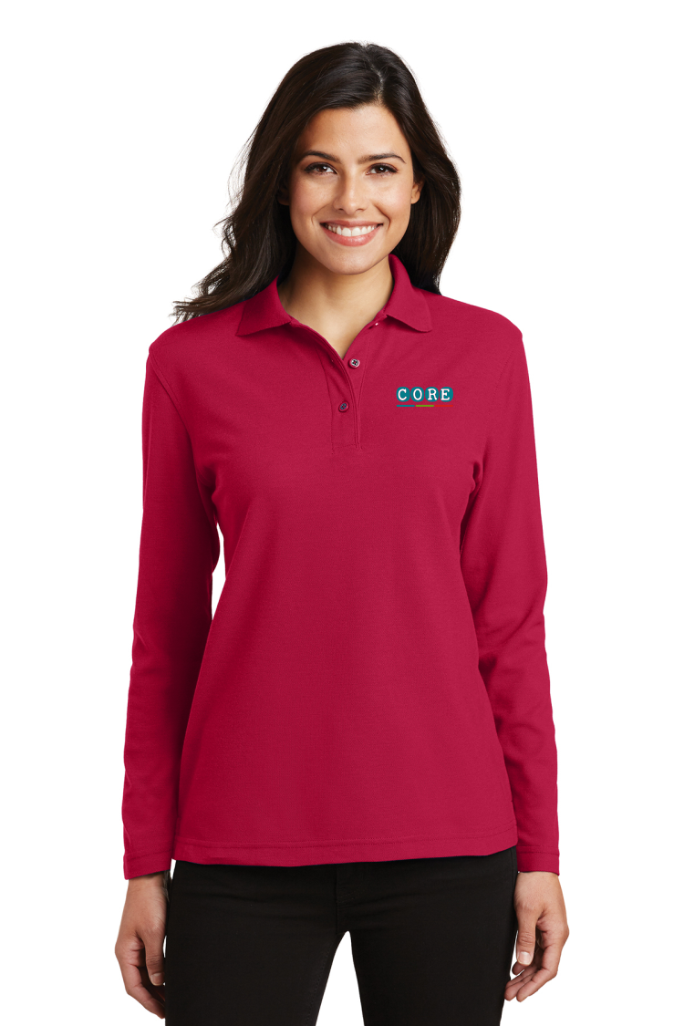 NMSU CORE Women's Long-Sleeve Polo