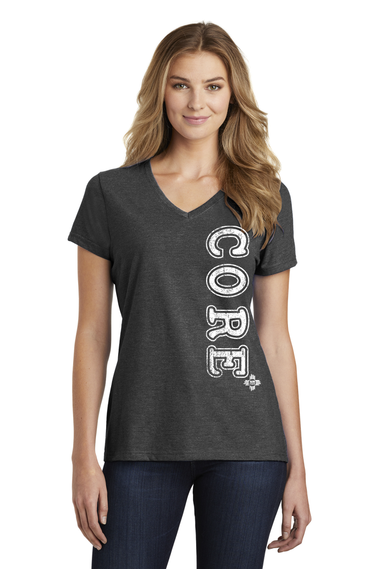 NMSU CORE Women's V-Neck Cotton Tee