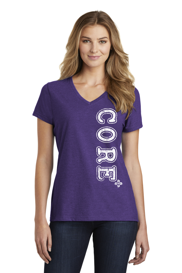 NMSU CORE Women's V-Neck Cotton Tee