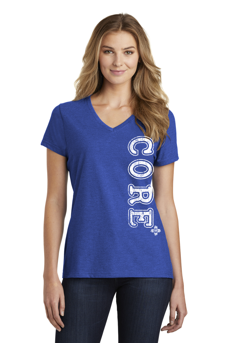 NMSU CORE Women's V-Neck Cotton Tee