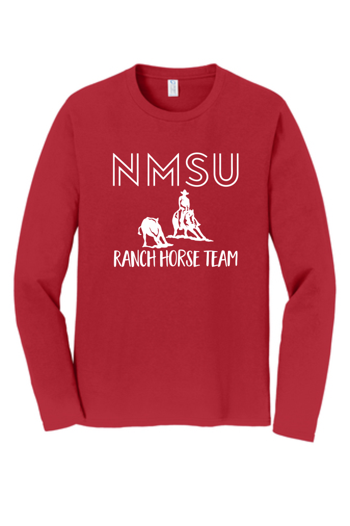 NMSU Ranch Horse Team Long-Sleeved Cotton Tee