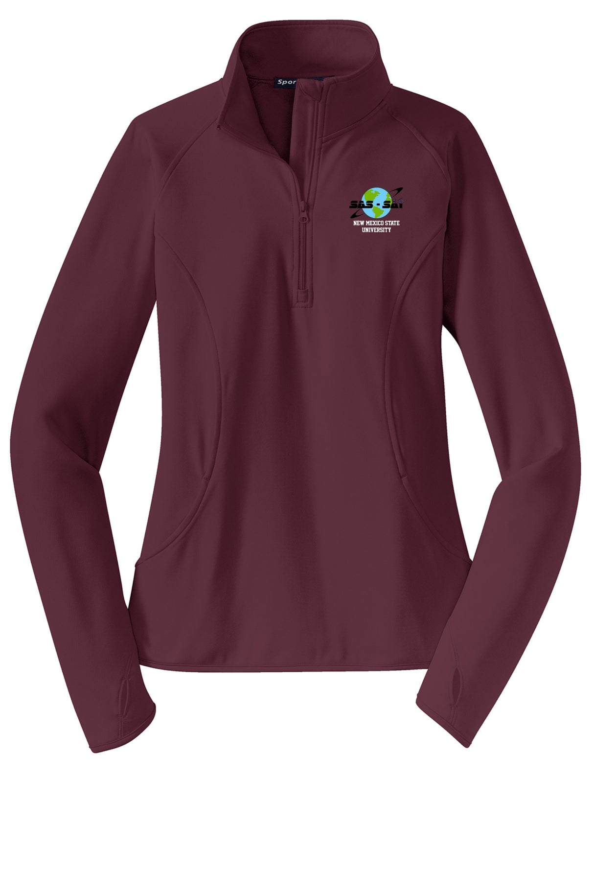 NMSU Nanosatellite Club SAS-SAT Ladies' 1/2-Zip Pullover
