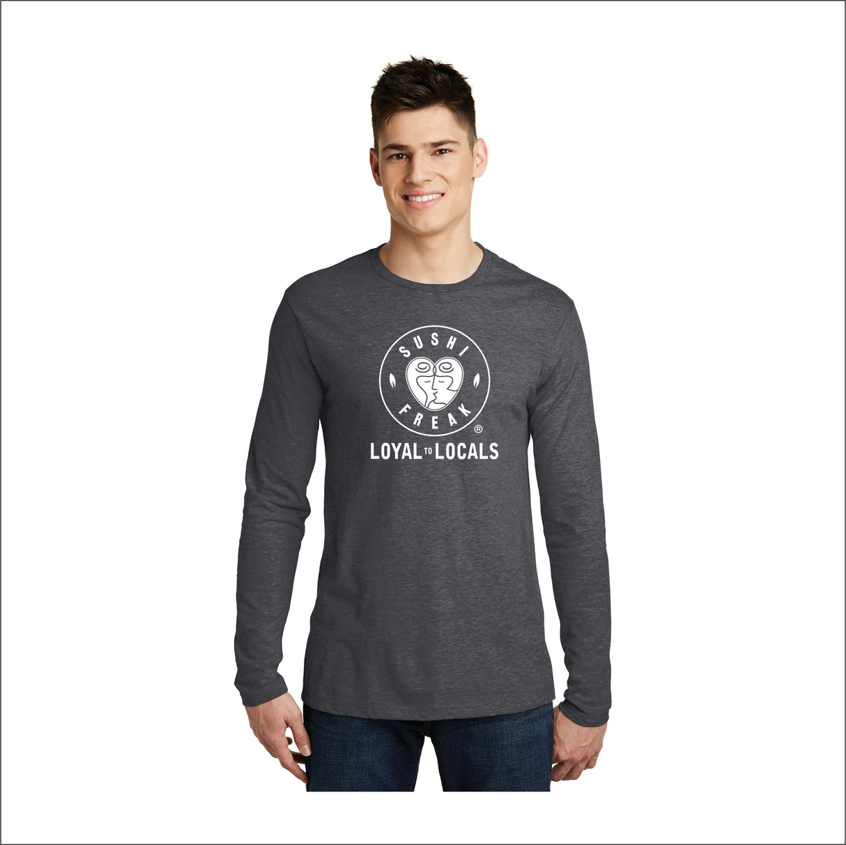 Sushi Freak Loyal To Locals Long-Sleeve Tee