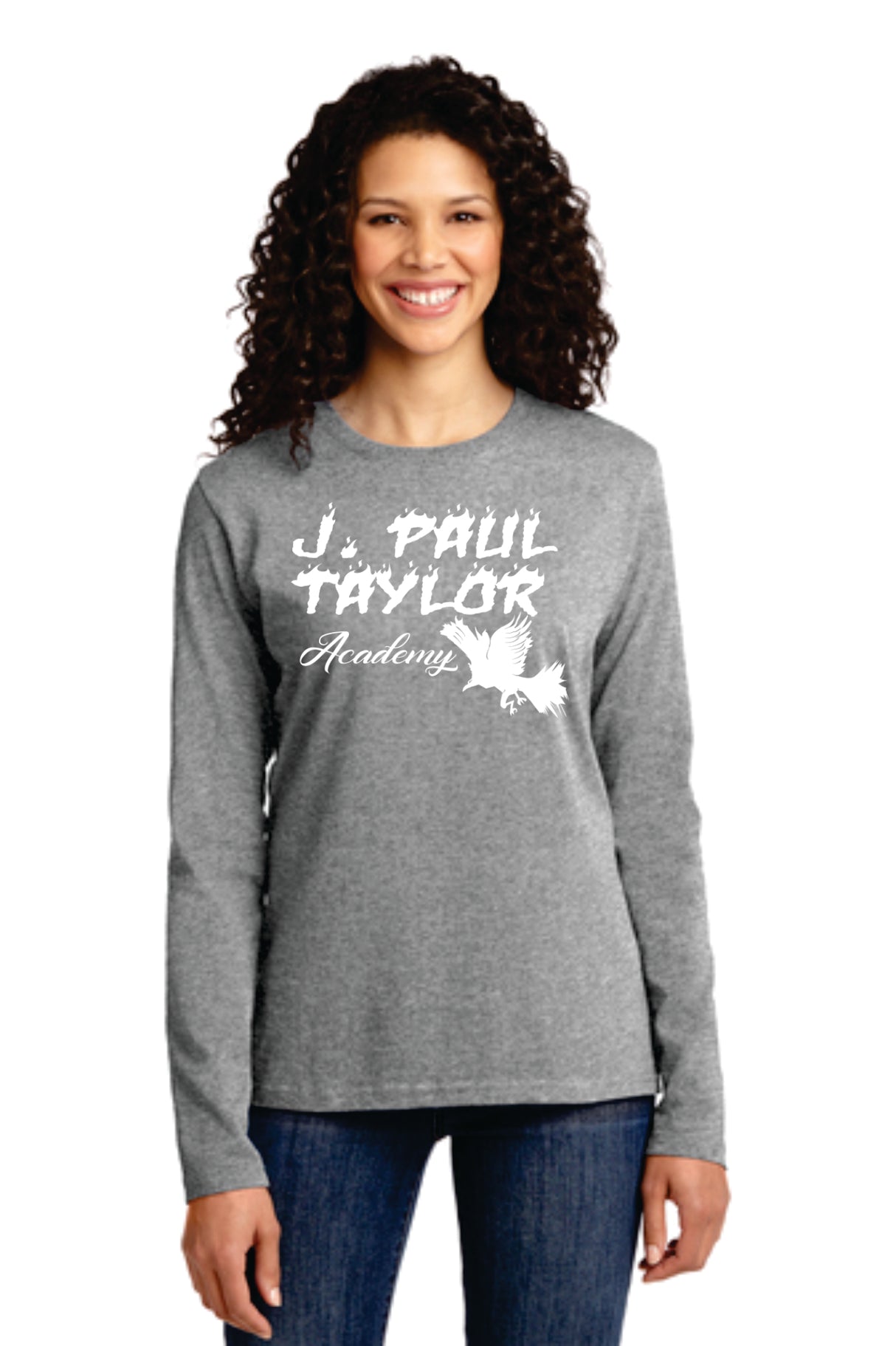 J. Paul Taylor Academy Ladies' Long-Sleeved Fun Friday Cotton Tee