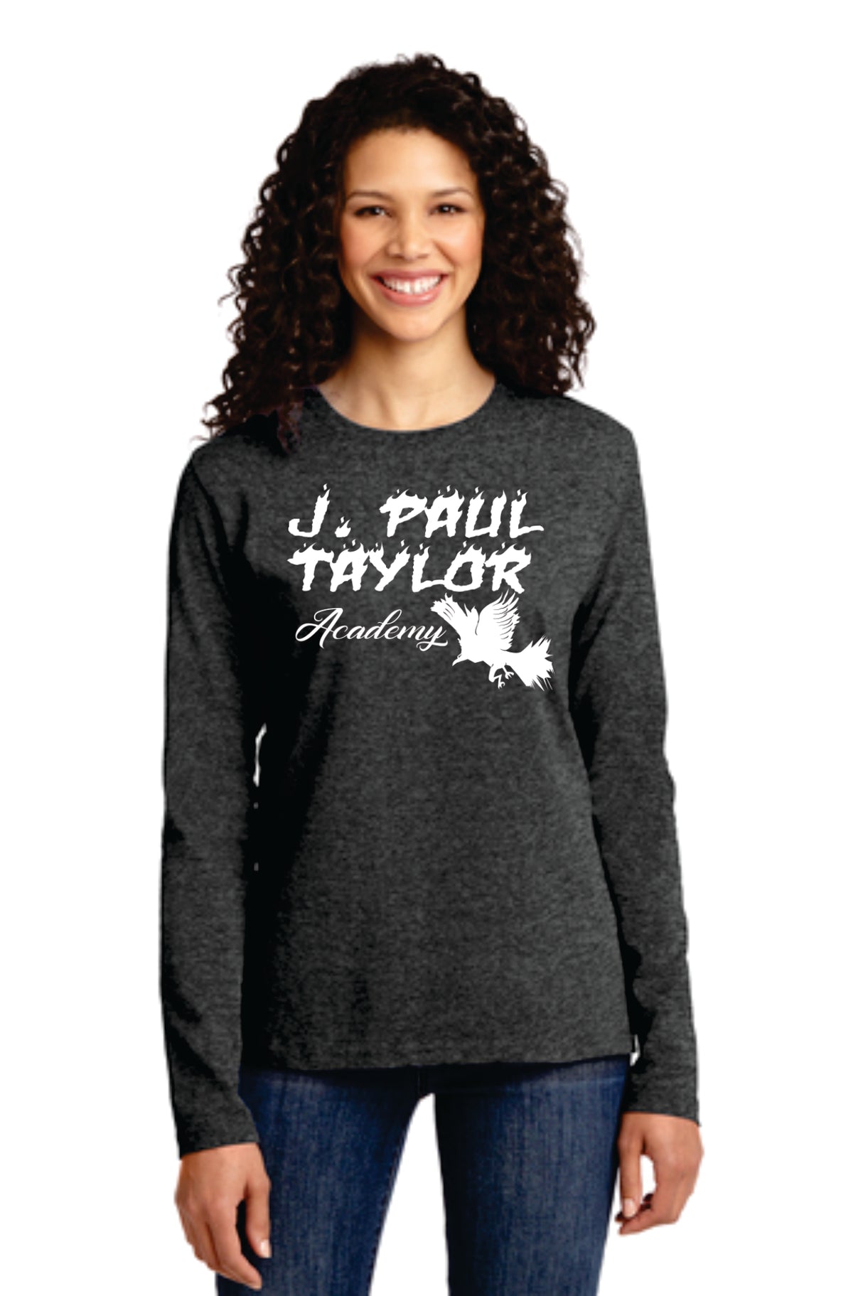 J. Paul Taylor Academy Ladies' Long-Sleeved Fun Friday Cotton Tee