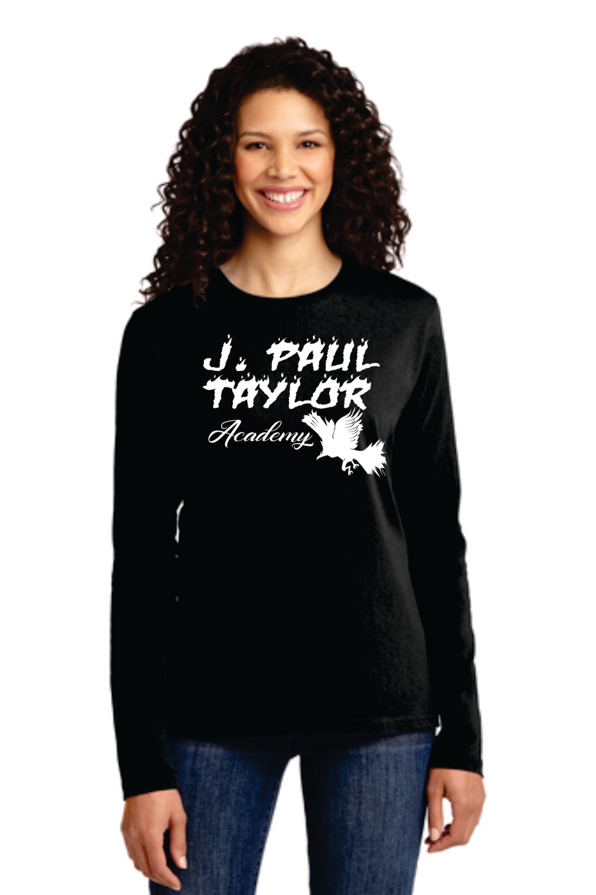 J. Paul Taylor Academy Ladies' Long-Sleeved Fun Friday Cotton Tee
