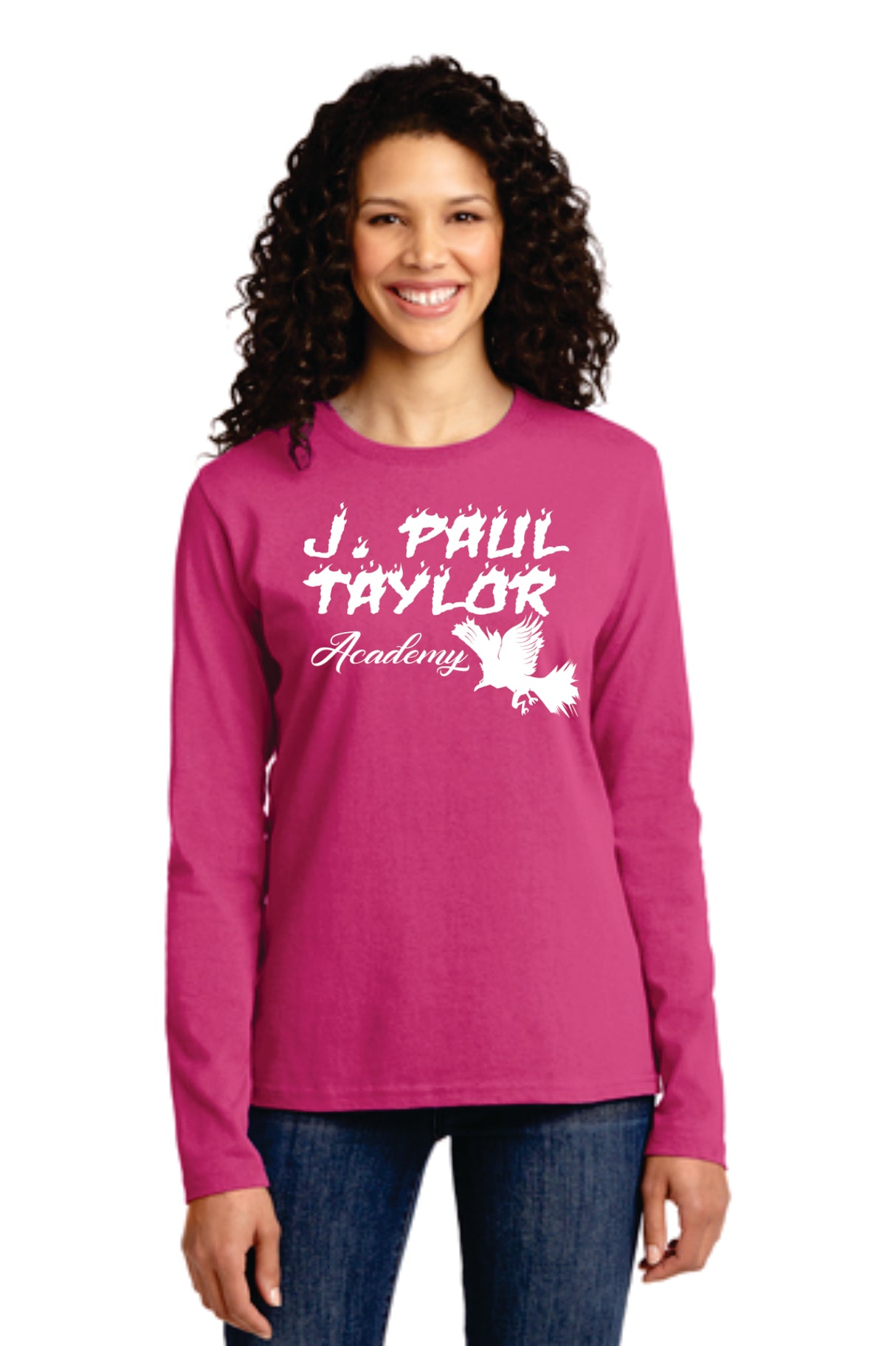 J. Paul Taylor Academy Ladies' Long-Sleeved Fun Friday Cotton Tee