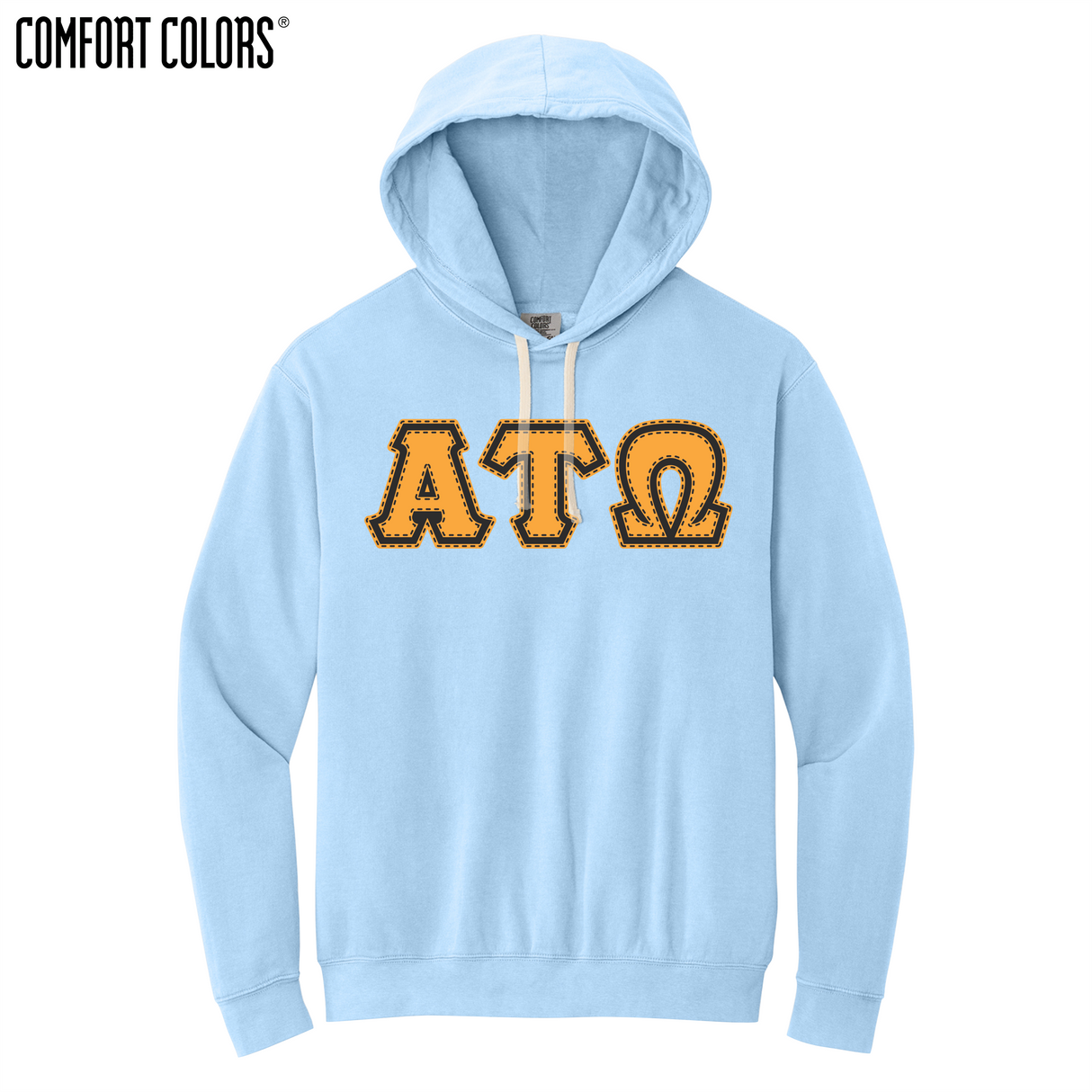 Greek Letters Lightweight Hoodie