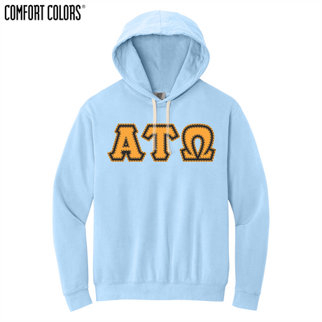 Greek Letters Lightweight Hoodie
