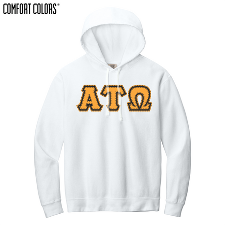 Greek Letters Lightweight Hoodie