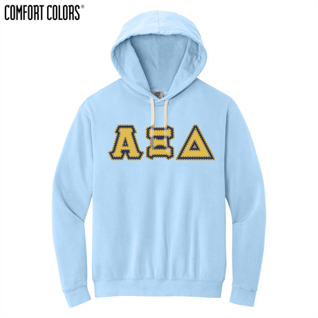 Greek Letters Lightweight Hoodie