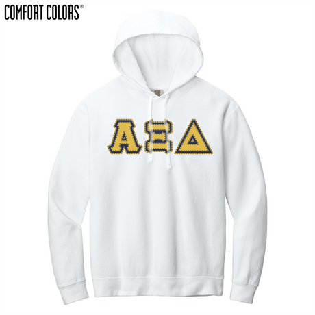 Greek Letters Lightweight Hoodie