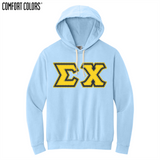Greek Letters Lightweight Hoodie