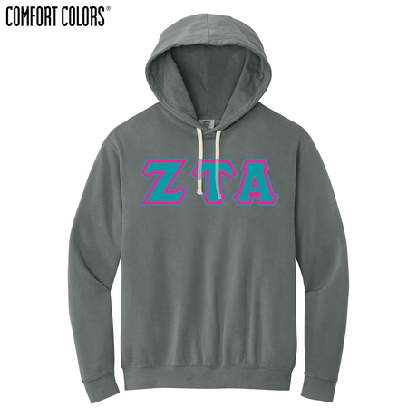 Greek Letters Lightweight Hoodie