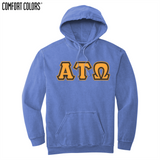 Greek Letters Ring-Spun Hoodie