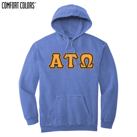 Greek Letters Ring-Spun Hoodie